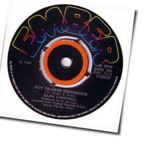 Got To Have Tenderness Chords by Glen Campbell