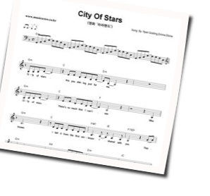 City Of Stars Tab by Ryan Gosling