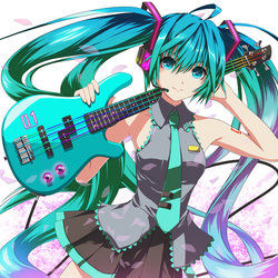 Musunde Hiraite Rasetsu To Mukuro Bass Tab by Miku Hatsune