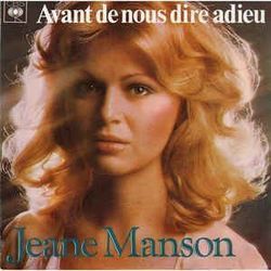 Avant De Nous Dire Adieu Chords by Jeane Manson