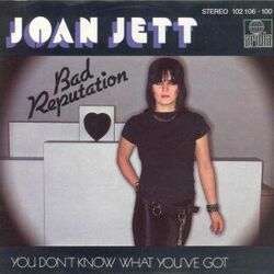 Bad Reputation Chords by Joan Jett And The Blackhearts