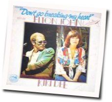 Don't Go Breaking My Heart Chords by Elton John