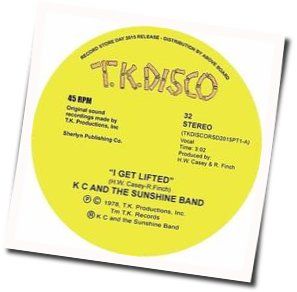 I Get Lifted Chords by KC And The Sunshine Band