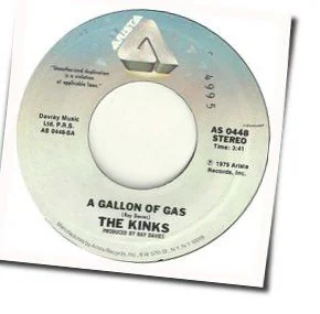 A Gallon Of Gas Chords by The Kinks