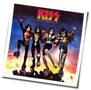 Kiss bass tabs for Detroit rock city
