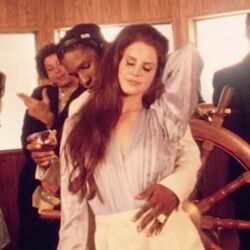 Lana Del Rey Ft. Asap Rocky chords for Groupie love