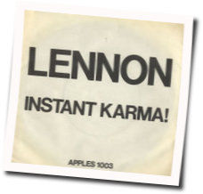 John Lennon chords for Instant karma