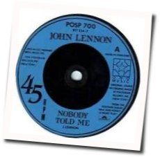 Nobody Told Me Tab by John Lennon