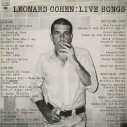 Minute Prologue Tab by Leonard Cohen