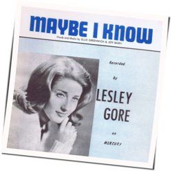 Maybe I Know Chords by Lesley Gore