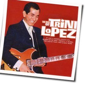 There's A Kind Of Hush All Over The World Tonight Chords by Trini Lopez