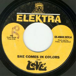 She Comes In Colors Bass tabs by Love