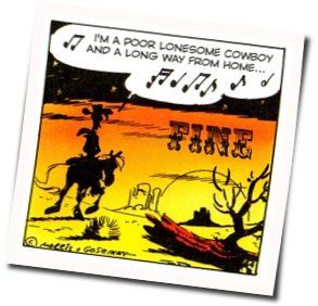I'm A Poor Lonesome Cowboy Chords by Lucky Luke