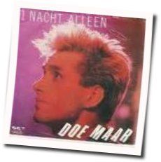 1 Nacht Alleen Chords by Doe Maar