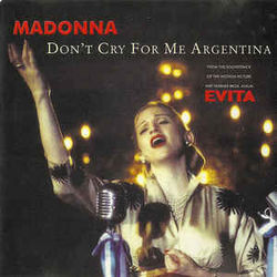 Don't Cry For Me, Argentina Chords by Madonna