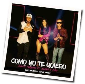 Como Yo Te Quiero Chords by Maite Perroni