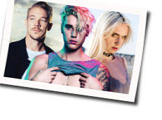 Cold Water Chords by Major Lazer