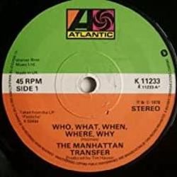 Who What When Where Why Chords by The Manhattan Transfer