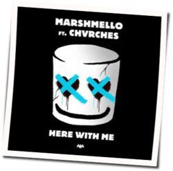 Here With Me Chords by Marshmello
