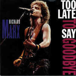 Too Late To Say Goodbye Chords by Richard Marx