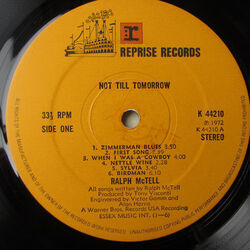 Nettle Wine Chords by Ralph Mctell