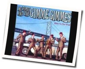 My Boyfriends Back Bass Tab by Me First And The Gimme Gimmes