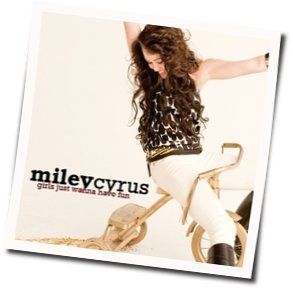 Miley Cyrus chords for Girls just want to have fun