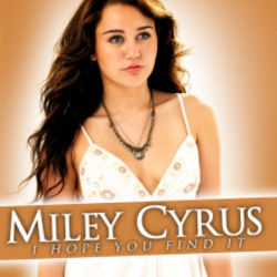 Miley Cyrus chords for I hope you find it (Ver. 2)