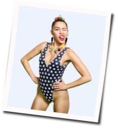 Miley Cyrus chords for Space boots (Ver. 2)