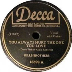 You Always Hurt The One You Love Ukulele Chords by The Mills Brothers