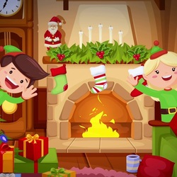 Tomtarnas Julafton Midnatt Råder Tab by Christmas Songs