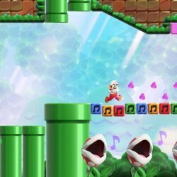Super Mario Bros Wonder - Piranha Plants On Parade Tab by Misc Computer Games