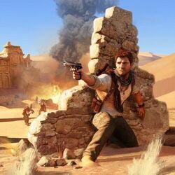 Uncharted 3 - Museum Bust Tab by Misc Computer Games