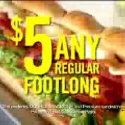 Five Dollar Footlong Subway Commercial by Television Music