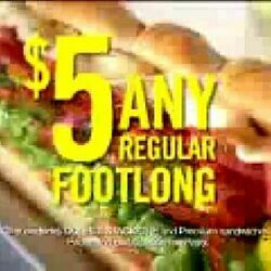 Five Dollar Footlong Subway Commercial Chords by Television Music