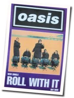 Roll With It Bass Tab by Oasis