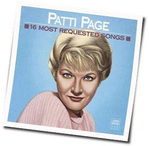 Raindrops Keep Falling On My Head Chords by Patti Page