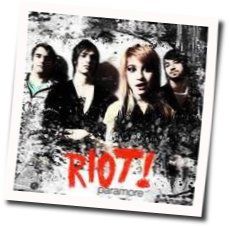 Riot Album by Paramore