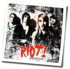 Riot Album Tabs by Paramore
