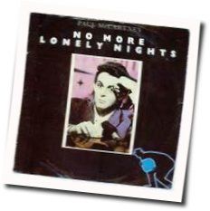 No More Lonely Nights  Chords by Paul McCartney