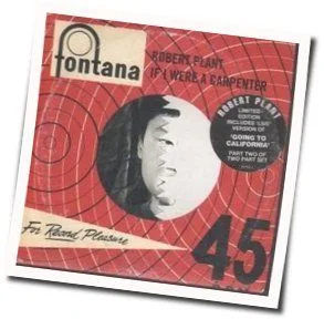 If I Were A Carpenter Ukulele Chords by Robert Plant