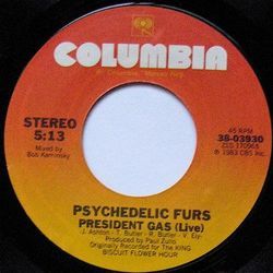 President Gas Chords by The Psychedelic Furs