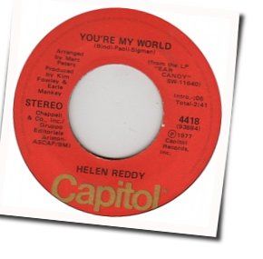 You're My World Chords by Helen Reddy