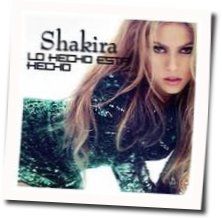 Lo Hecho Está Hecho Chords by Shakira