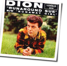 Runaround Sue Chords by Del Shannon