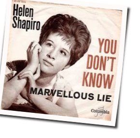 When I'm With You Chords by Helen Shapiro