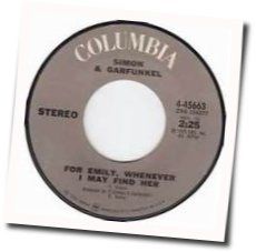 For Emily Tab by Simon & Garfunkel