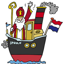 Zie Ginds Komt De Stoomboot Bass Tab by Sinterklaas