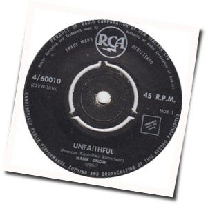 Unfaithful Chords by Hank Snow