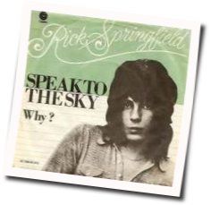 Speak To The Sky Chords by Rick Springfield